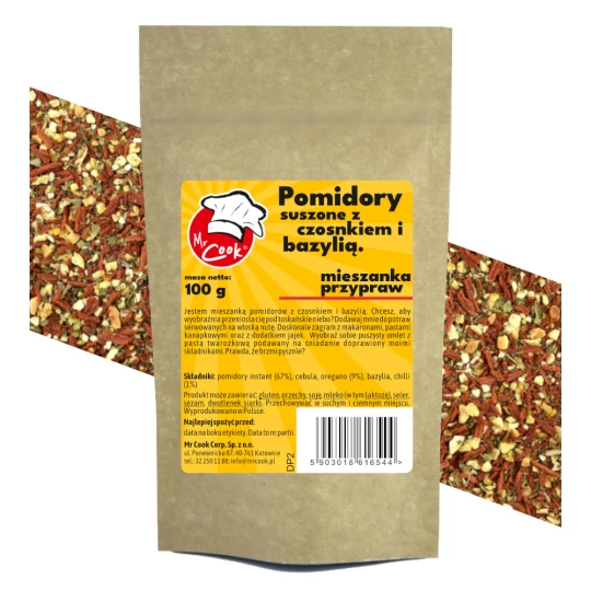 Помідори сушені з базиліком і часником - Premium Line