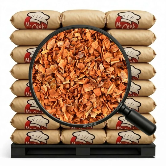 Сушена морква кубіки