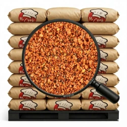 Морква сушена подрібнена 1-4 мм