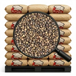 Перець чорний очищений горошком 550 г/л - на вагу